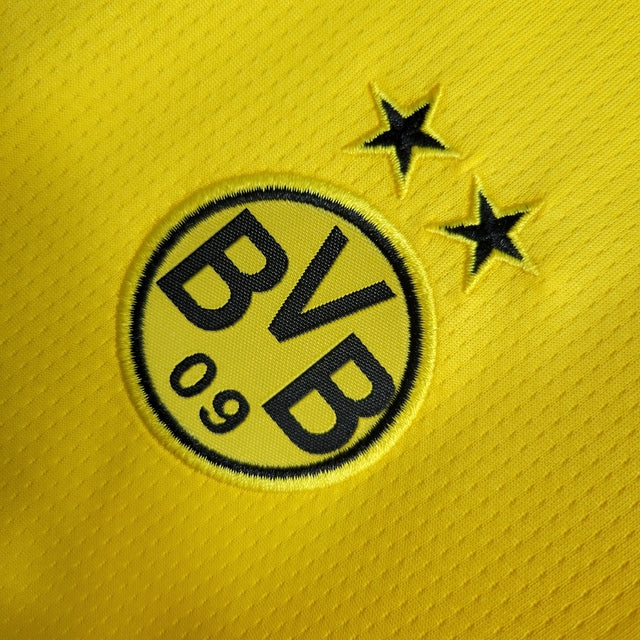 Kit Infantil Borussia Dortmund I 23/24 - Puma - Amarelo e preto