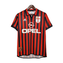 Camisa Retrô AC Milan I 1999/2000 - Masculina Adidas - Vermelha e preta