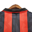 Camisa Retrô AC Milan I 1993/1994 - Masculina Lotto - Vermelha e preta