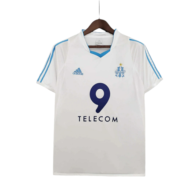 Camisa Marseille Retrô 2002/2003 Branca - Adidas