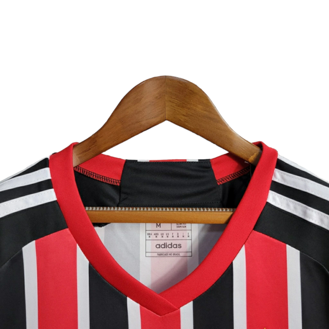 Camisa São Paulo II 23/24 -  Adidas Feminina - Vermelha e preta