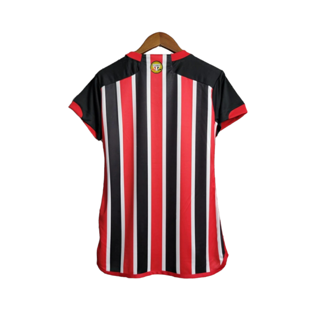 Camisa São Paulo II 23/24 -  Adidas Feminina - Vermelha e preta
