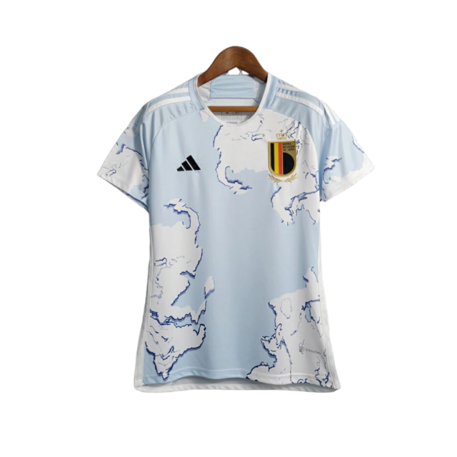 Camisa Bélgica 23/24 -  Adidas Feminina - Azul