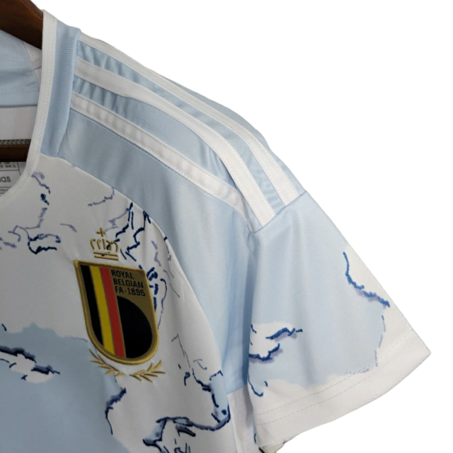 Camisa Bélgica 23/24 -  Adidas Feminina - Azul