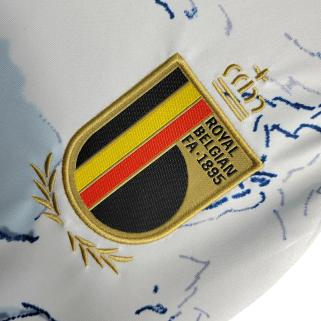 Camisa Bélgica 23/24 -  Adidas Feminina - Azul