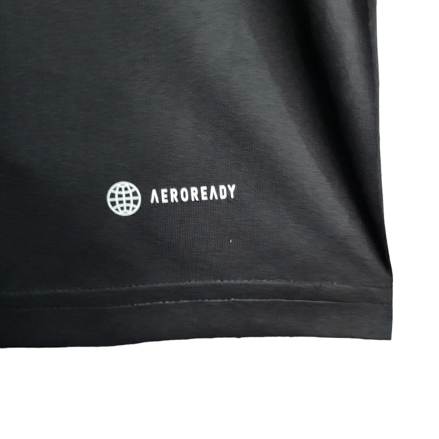 Camisa São Paulo Treino 23/24 -  Adidas Feminina - Preta com detalhes em vermelho