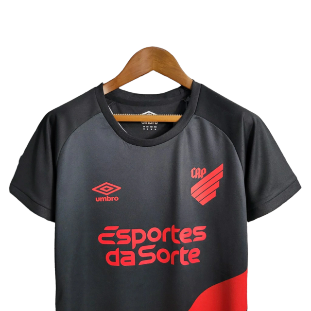 Camisa Athletico Paranaense II 23/24 -  Umbro Feminina - Preta