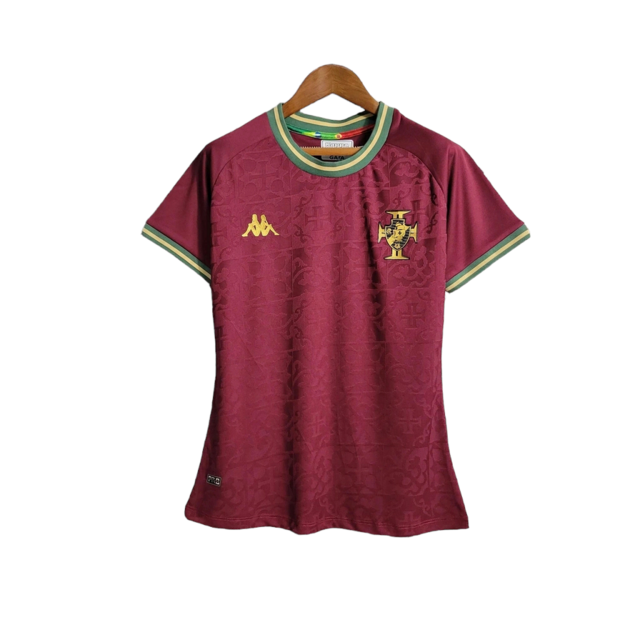 Camisa Vasco da Gama 23/24 -  Kappa Feminina - Vinho
