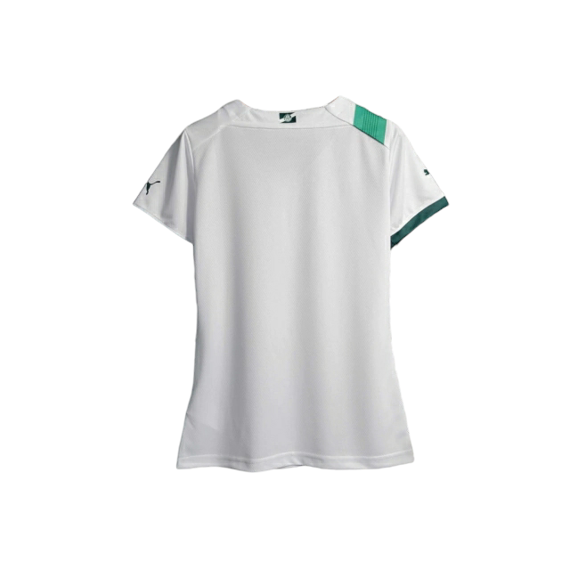 Camisa Palmeiras II 23/24 -  Puma Feminina - Branca com detalhes em verde