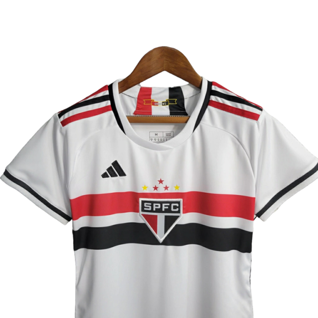 Camisa São Paulo I 23/24 -  Adidas Feminina - Branca