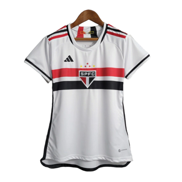 Camisa São Paulo I 23/24 -  Adidas Feminina - Branca