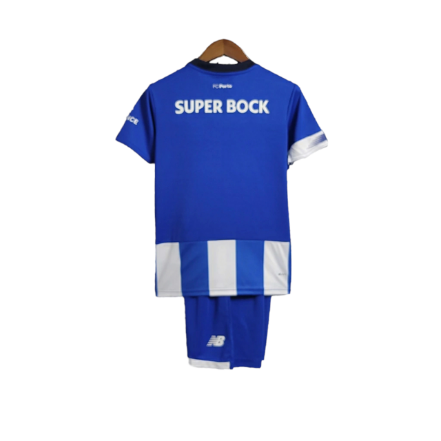 Kit Infantil Porto Home 23/24 - New Balance - Azul e Branco