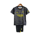 Kit Infantil Paris Saint-Germain IV Nike 23/24 - Preto