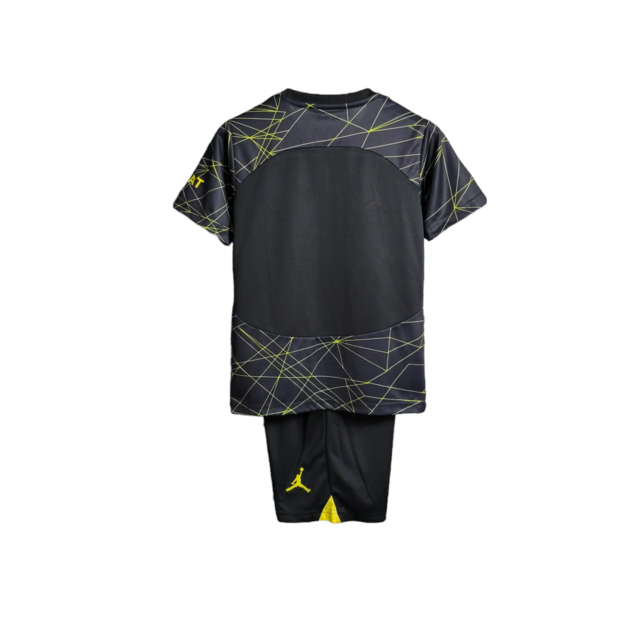Kit Infantil Paris Saint-Germain IV Nike 23/24 - Preto