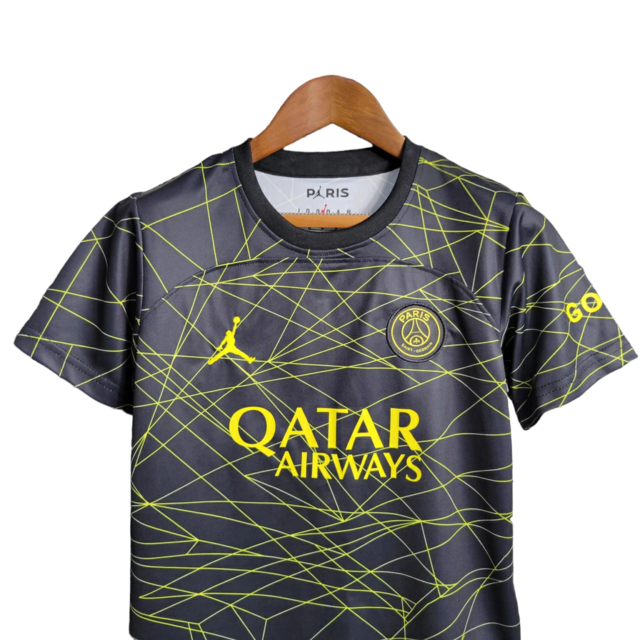 Kit Infantil Paris Saint-Germain IV Nike 23/24 - Preto