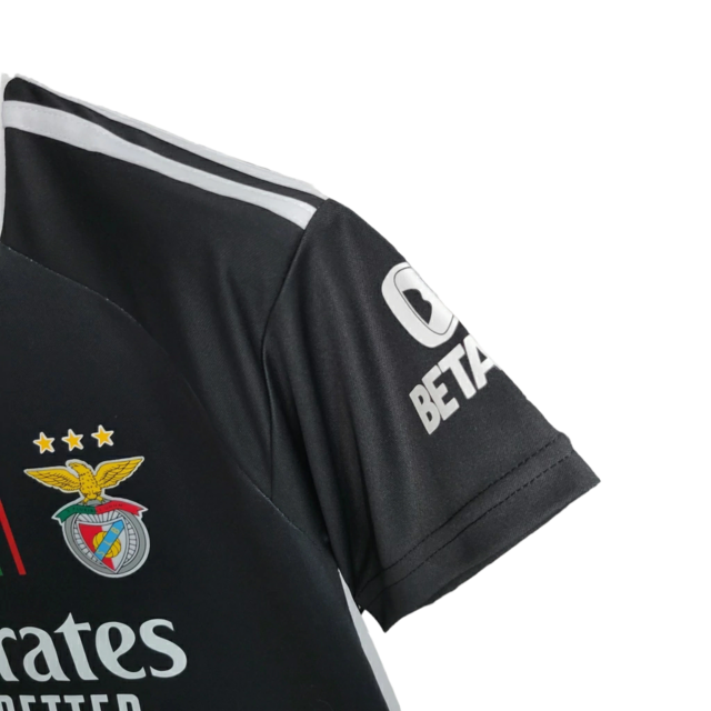 Kit Infantil Benfica II 23/24 - Adidas - Preto