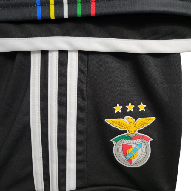 Kit Infantil Benfica II 23/24 - Adidas - Preto