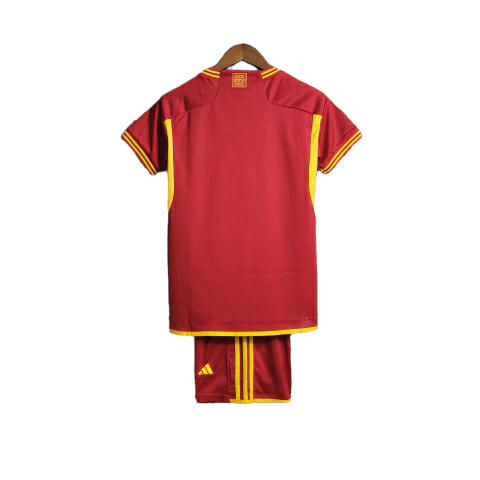 Kit Infantil Roma I 23/24 - Adidas - Vermelho