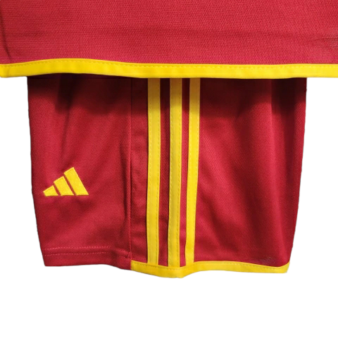 Kit Infantil Roma I 23/24 - Adidas - Vermelho