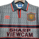 Camisa Manchester United Retrô 1995/1996 Cinza - Umbro