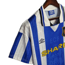 Camisa Manchester United Retrô 1994/1996 Azul e Branca - Umbro