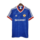 Camisa Manchester United Retrô 1986/1988 Azul - Adidas