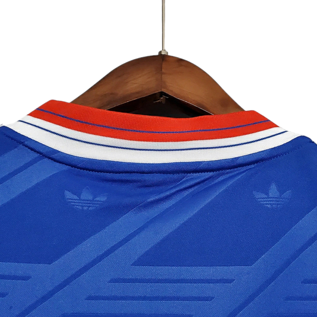 Camisa Manchester United Retrô 1986/1988 Azul - Adidas