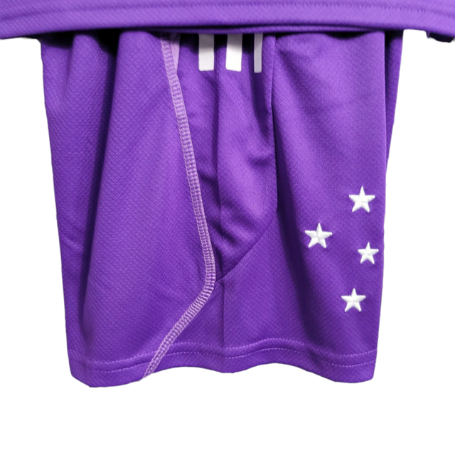 Kit Infantil Cruzeiro Treino 23/24 - Adidas - Roxo