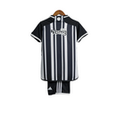 Kit Infantil Atlético Mineiro I 23/24 - Adidas - Branco e preto