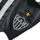 Kit Infantil Atlético Mineiro I 23/24 - Adidas - Branco e preto
