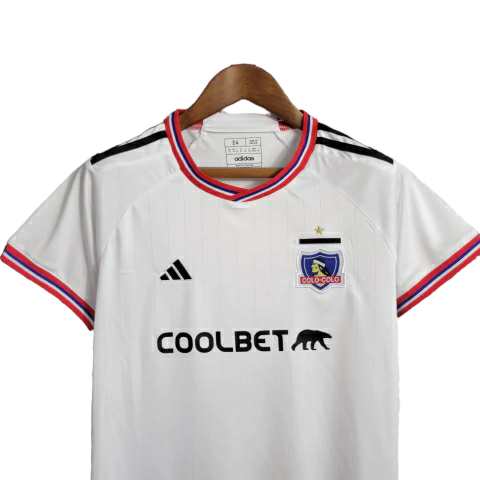 Kit Infantil Colo-Colo I Adidas 23/24 - Branco