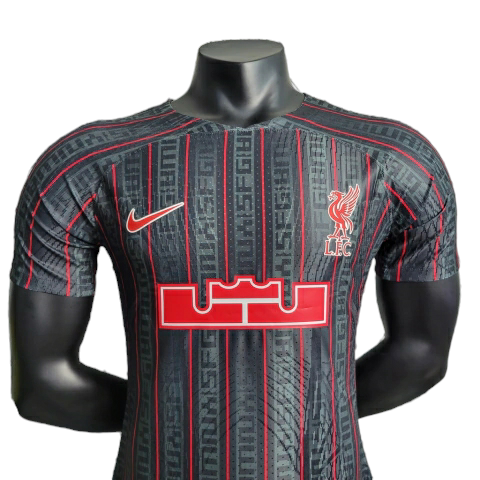 Camisa Liverpool 23/24 Jogador Nike Masculina - Preta