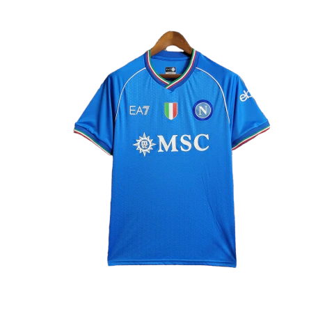 Camisa Napoli I 23/24 - Torcedor EA7 Masculina - Azul