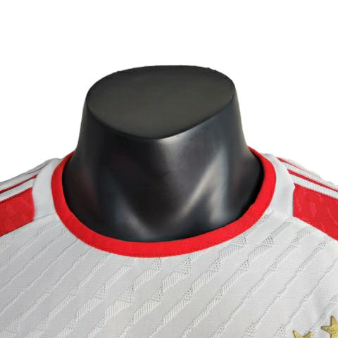 Camisa Bayern de Munique 23/24 - Jogador Adidas Masculina - Branca e vermelha