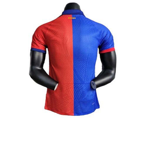 Camisa Barcelona 23/24 Jogador Nike Masculina - Azul e Vermelho