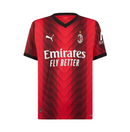 Camisa AC Milan I 23/24 - Torcedor Puma Masculina - Vermelha e preta