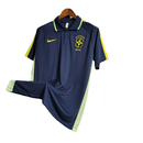 Camisa Brasil Polo 23/24 Torcedor Nike Masculina - Azul