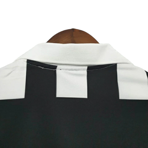 Camisa Retrô Juventus I 1999/2000 - Kappa Masculina- Preta e branca