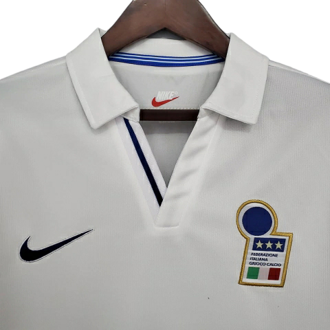 Camisa Retrô Seleção da Itália II 1998 - Nike Masculina - Branca