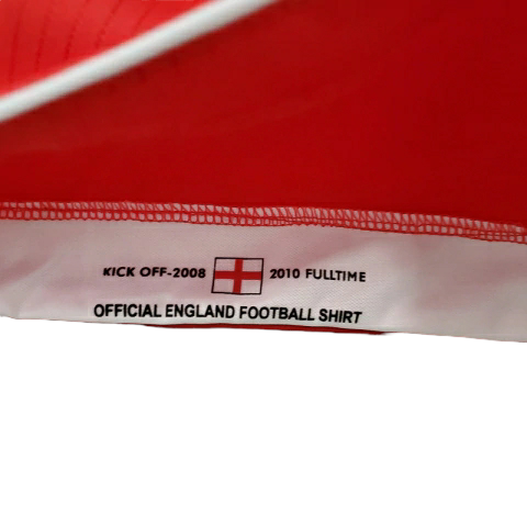 Camisa Retrô Seleção da Inglaterra 2008/2009 - Umbro Masculina - Vermelha