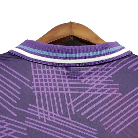 Camisa Fiorentina Retrô 1992/1993 Roxa - Lotto