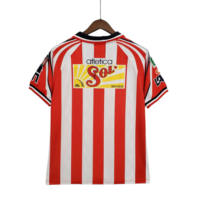Camisa Chivas Retrô 1998/1999 Vermelha e Branca - Atletica