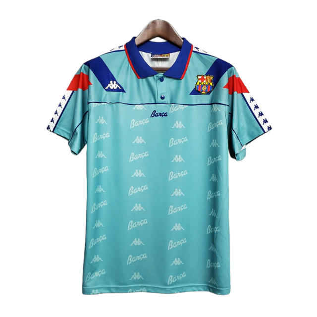 Camisa Barcelona Retrô 1992/1995 Azul - Kappa