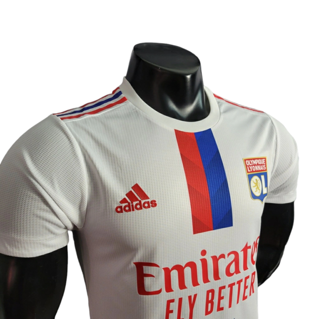 Camisa Lyon Home 22/23 Jogador Adidas Masculina - Branco
