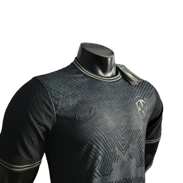 Camisa Seleção Brasileira Black Edição Especial Jogador 22/23 Nike Masculina - Preta