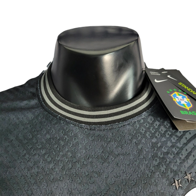 Camisa Seleção Brasileira Black Edição Especial Jogador 22/23 Nike Masculina - Preta