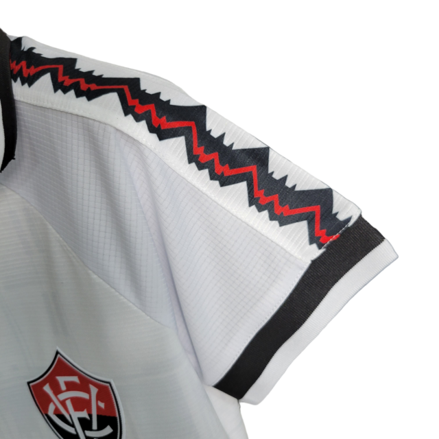 Camisa Vitória II 23/24 -  Volt Feminina - Branca com detalhes em preto