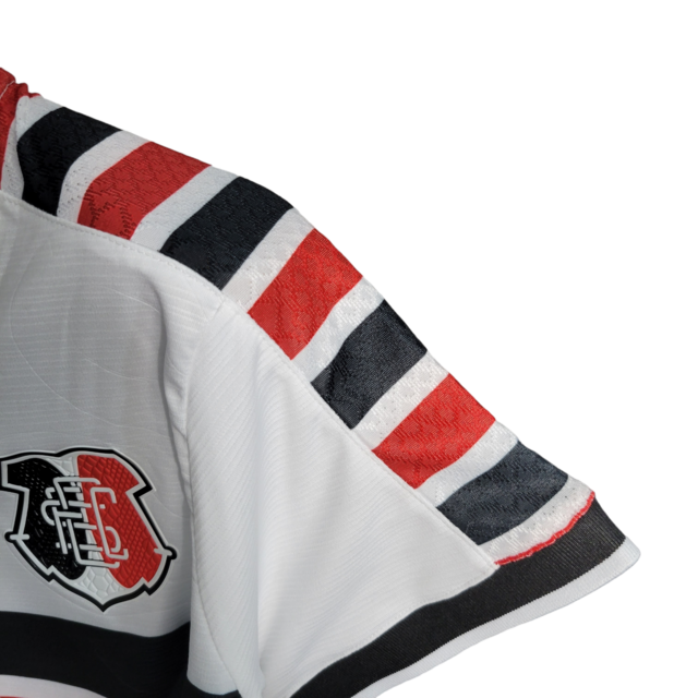 Camisa Santa Cruz II 23/24 -  Volt Feminina - Branca com detalhes em preto vermelho