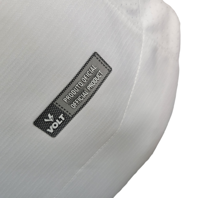 Camisa Santa Cruz II 23/24 -  Volt Feminina - Branca com detalhes em preto vermelho