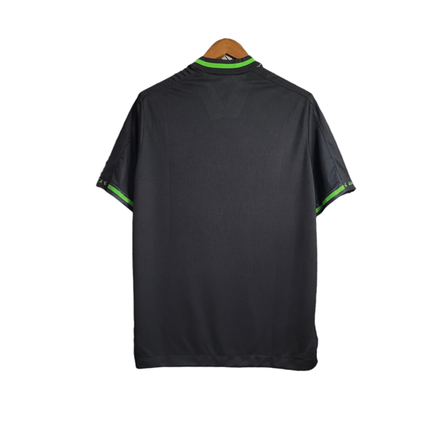 Camisa América Mineiro Goleiro I 22/23 Torcedor Masculina - Preta com detalhes em verde